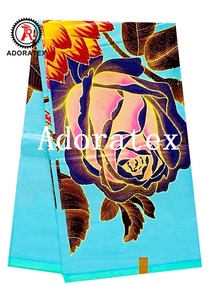 Afrikanische mode design neue holland wachs druckt java drucken stoff - Product Image 3