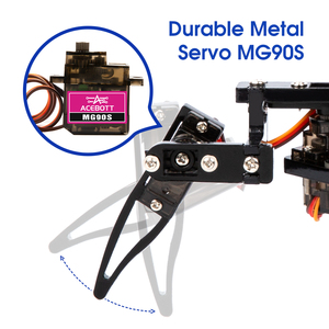 ACEBOTT ESP8266 Bionic Quadruped Spider Robot Kit App Fernbedienung Walking Crawling STEM Robotics Projekt für Arduino ESP32