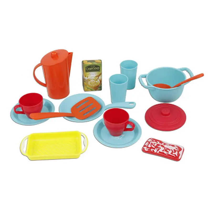 Educitional Pretend Play Children'S Play House Tableware Combination Toys Kitchen Simulation Cooking Set