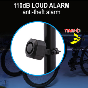IP65 Waterproof Bike Anti-Thief Alarm System with Remote Motion <strong>Detection</strong> USB-C Charge Low Battery Indicator for Personal <strong>Use</strong> - Product Image 4