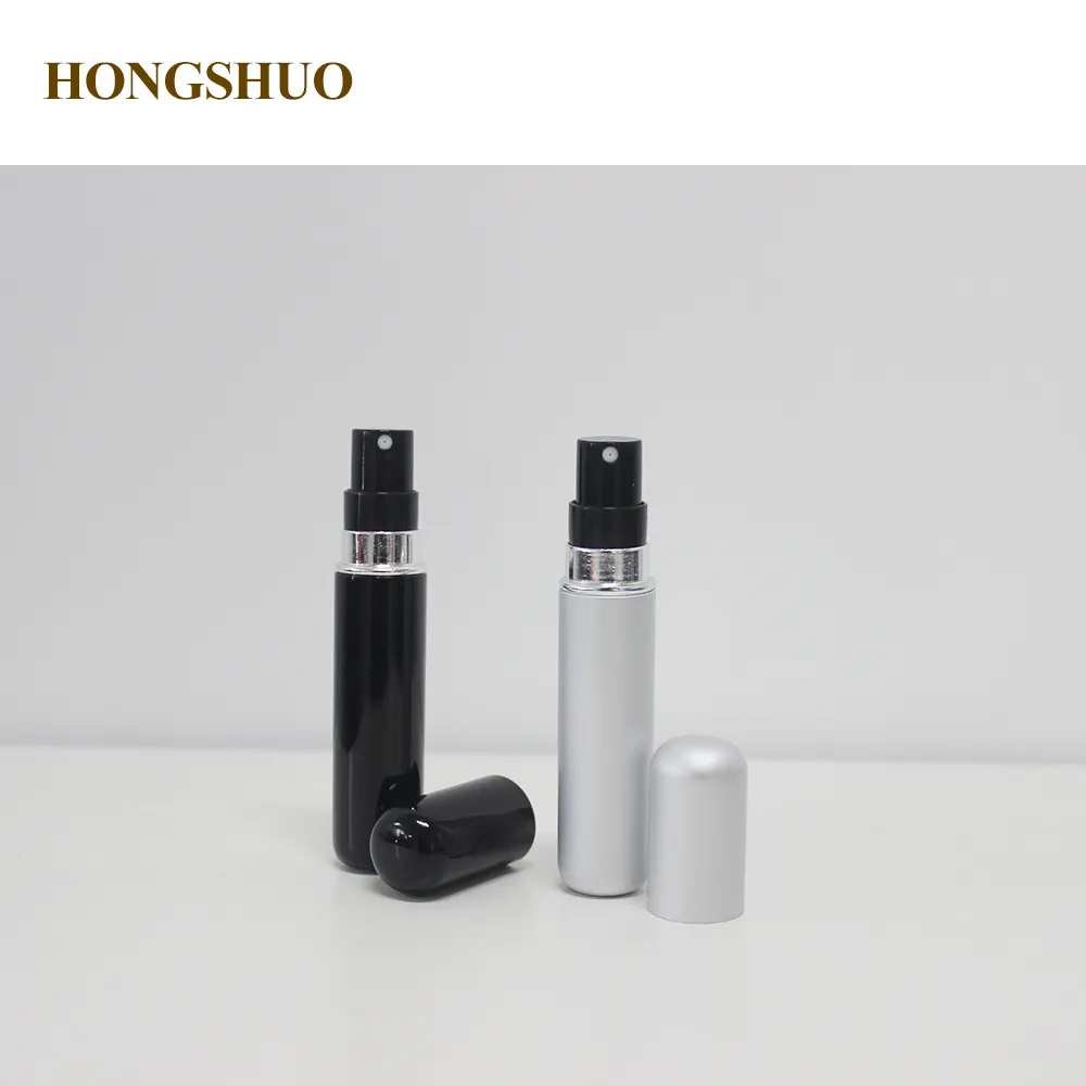 Cao cấp 10ml du lịch mẫu nước hoa với đáy thẳng và lật Top cap xách tay mini SUB-Bottle Nắp cho hương thơm sang trọng