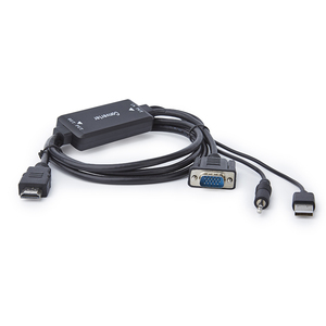 Male to Male <strong>VGA</strong> to HD Cable 1080P Gold-Plated <strong>VGA</strong> to HD Adapter Converter With Audio <strong>Input</strong> for <strong>Computer</strong> TV Projector - Product Image 1
