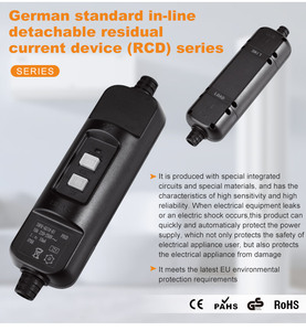 Taşınabilir artık akım cihazları RCD fiş 10A 16A açık su geçirmez In-line PRCD - Product Image 4