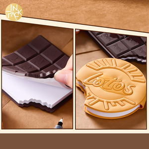 IN PACK <strong>Perfect</strong> <strong>Binding</strong> 80 Sheets Cookie Shape Relaxation Mini <strong>Notebook</strong> Diary Notepad Chocolate Fragrance Pocket <strong>Notebook</strong> - Product Image 5