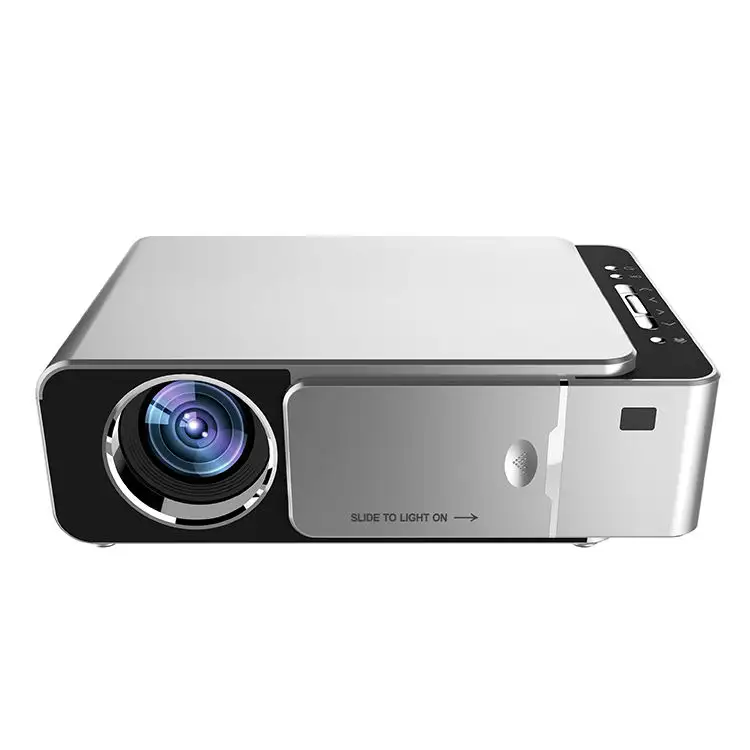 T6 Projektor 4K 3500 Lumen 1080P Video Full HD LED Tragbarer Projektor VGA USB Beamer für Heimkino