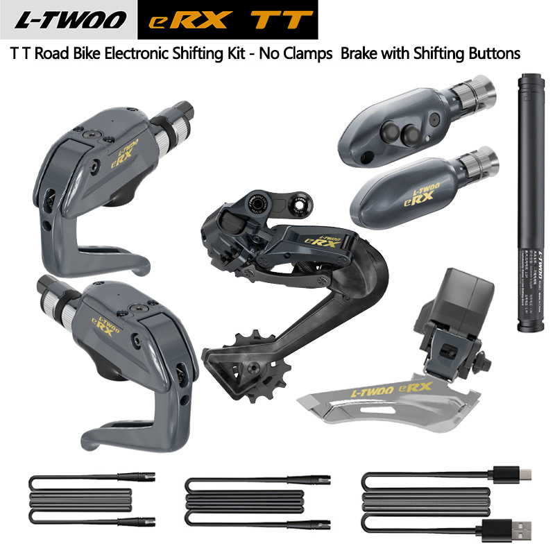 Kit de changement de vitesse électronique eRX-TT noir - sans colliers de serrage