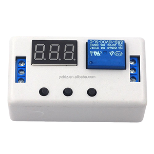 YXT Display digitale LED tempo ritardo modulo relè scheda DC 12V controllo programmabile Timer interruttore triger modulo ciclo con custodia - Product Image 1