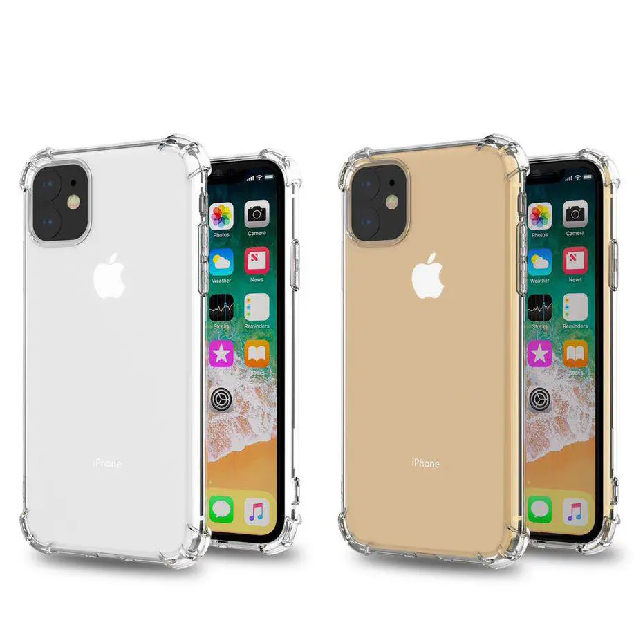 Capa de silicone para iphone 11 pro, capa traseira de silicone para iphone 11