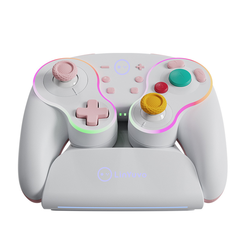 YS62 SW Pro Handle สีม่วงสีขาว (พร้อมฐาน)