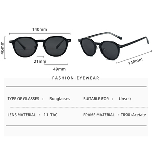 نظارة شمسية كلاسيكية نظارة شمسية للرجال نظارة شمسية مستقطبة فاخرة بتصميم عصري وعصري - Product Image 4