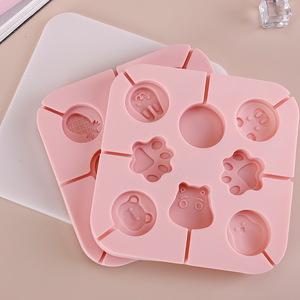 קריקטורה באיכות גבוהה בעבודת יד סוכריות גומי תבניות לווליפופ בר שוקולד תבניות כלי עוגה - Product Image 2