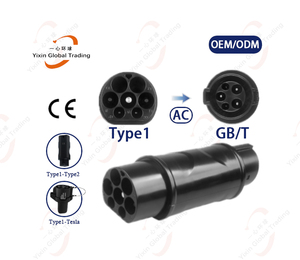适用于GBT车型的新型1型至GB/T转换器制造商直销电路适配器1型至GBT电动汽车连接器 - Product Image 1