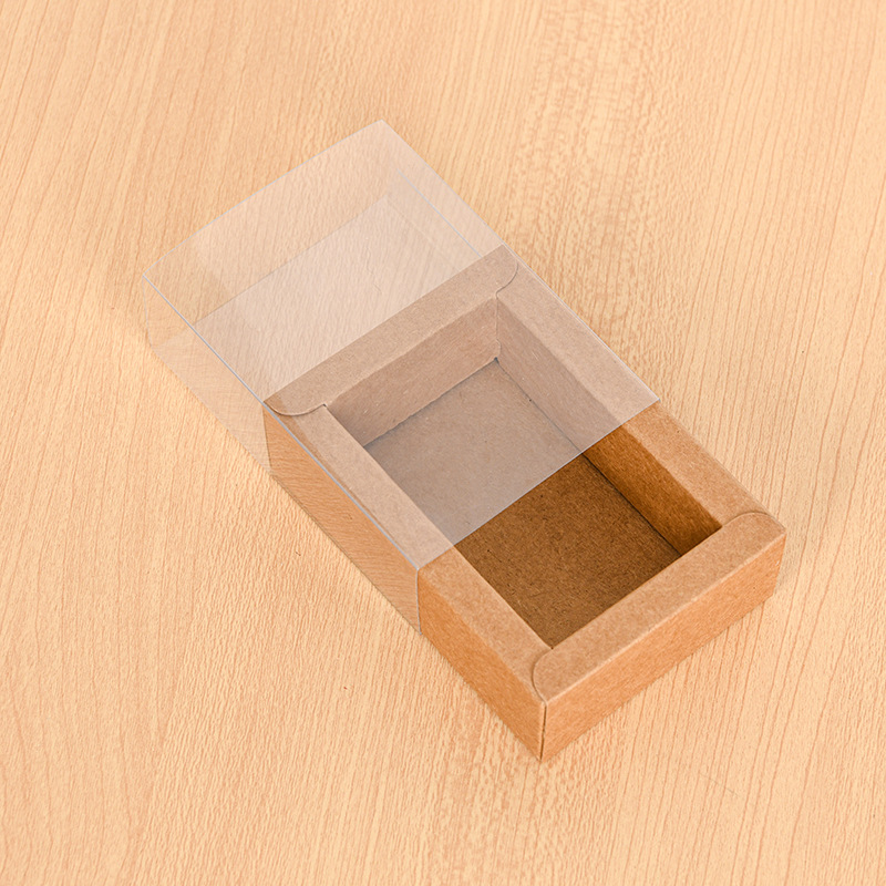 kraft paper Clear sleeve