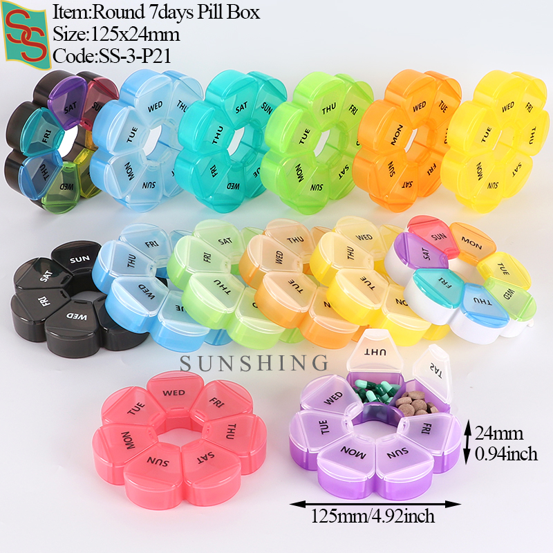 P21 Pilulier rond 7 jours