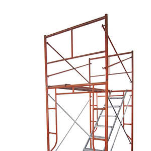Conjunto de marco de escalera de hormigón de China caminar a través de andamios metal H sistema de encofrado para la construcción de edificios - Product Image 1