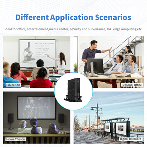 ตัวเลือกI3 I5 I7 CPUที่ไม่ซ้ำกันระบายความร้อนกรณีมินิพีซีสำหรับสำนักงานที่มีHD VGA PS2 - Product Image 4