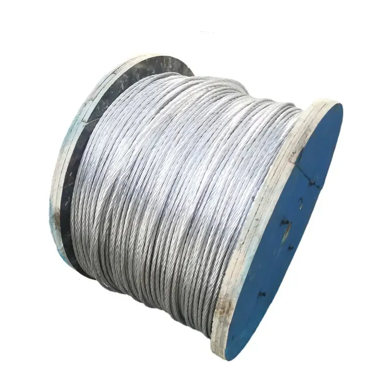 Have wholesale alambre de acero galvanizado en stock 49 hebras para hormigón pretensado Alambre de abalorios de acero inoxidable 0 6 para cable óptico