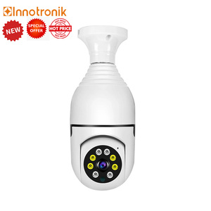 Innnotronik מנורת מנורת camara לילה אלחוטית תמונה 360 נורת wifi נורת שקע מצלמה icsee app