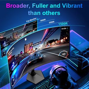 Khuyến mãi 23.8 24 inch không KHUNG LCD FHD 1920*1080 Độ phân giải cong chơi game màn hình với khung cố định 1K Độ phân giải - Product Image 5