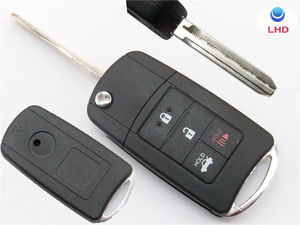 เคสใส่กุญแจรถแบบพับได้เหมาะสำหรับ T-oyota Prius RAV4 Camry รีโมทคอนโทรลดัดแปลง - Product Image 3