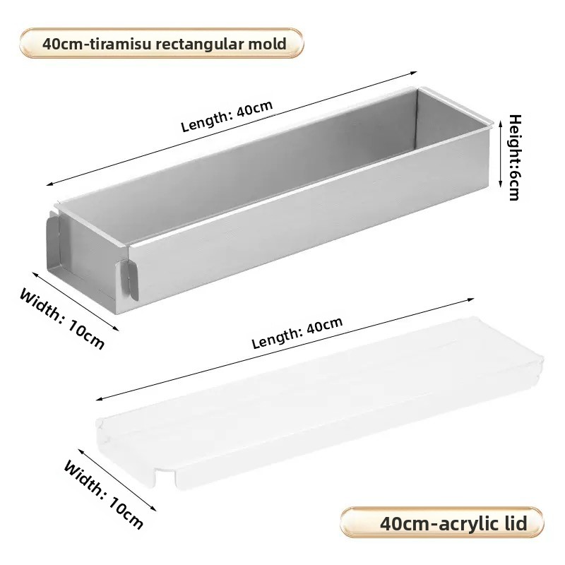 Tapa acrílica plateada de 40 cm