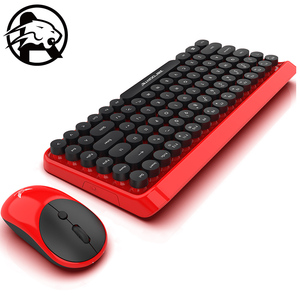 High Quality 2.4G Wireless <strong>Keyboard</strong> and Mouse Combination 87 <strong>Key</strong> Mini BT <strong>Keyboard</strong> and Mouse Kit for Desktop Laptops - Product Image 2