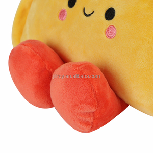 Taco ve sıcak sos çocuklar peluş oyuncak yiyecekler sevimli bebek peluş oyuncak kore özel doldurulmuş hayvan peluş oyuncaklar peluş oyuncak s gıda