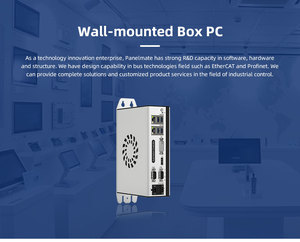 Automatización industrial Montaje en pared Modular Caja integrada PC IOT Edge Box Computadoras Ethercat IO Modult Controlador CNC