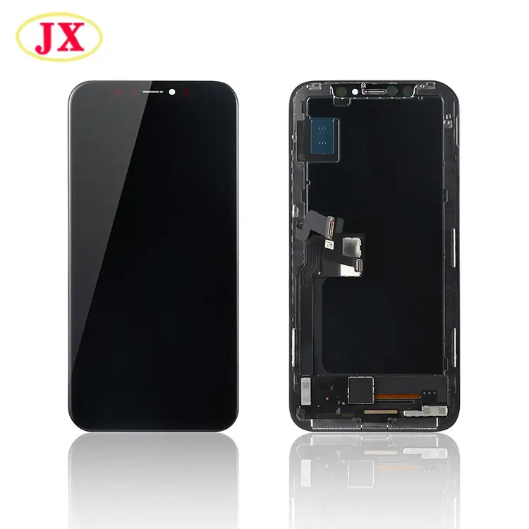 [JX] 2019 En Satış iPhone X için Lcd Ekran OLED Ekran Dokunmatik Digitizer % 100% iyi çalışıyor