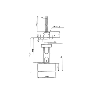 AkusSense Anti-corrosion Liquid <strong>Level</strong> <strong>Sensor</strong> Probe Water <strong>Level</strong> Depth Detection <strong>Sensor</strong> in Water Oil Fuel Diesel - Product Image 3