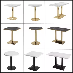 Modern Square Design Marble Dining <strong>Table</strong> <strong>Set</strong> for Restaurants Fast Food Cafe Burger Shop Artificial Marble <strong>Table</strong> Top - Product Image 3
