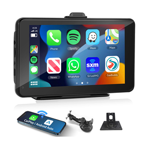 Stokta fabrika taşınabilir kablosuz Carplay ekran Apple Carplay için 7 inç multimedya oynatıcı Android oto araç Dvd oynatıcı oyuncu - Product Image 1