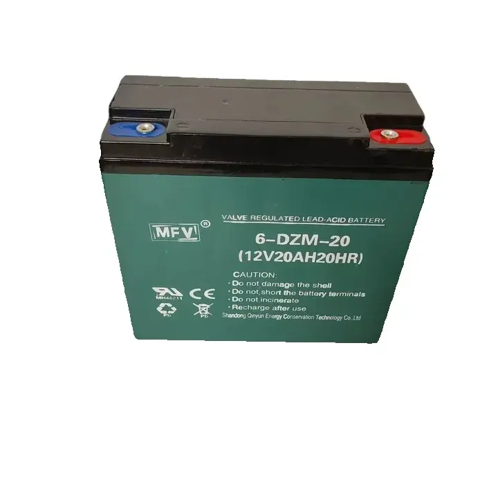 Kustom Pabrik baterai isi ulang 6-DZM-20 12V 20Ah baterai mobil mainan