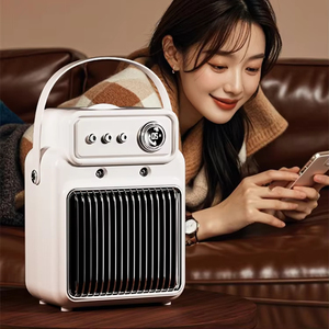 CE Low Noise 1200W Humidifier <strong>2</strong> in 1 Portable <strong>Heater</strong> for Bedroom Mini Electric <strong>Heater</strong> Fan Safe Space <strong>PTC</strong> Fast Heating Fan <strong>Heater</strong> - Product Image 3