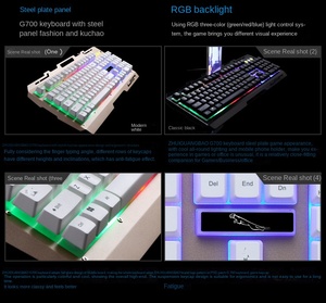 キーボードとマウスのセット1600dpiキーボードマウスコンボパックゲーマーSFG700UUキーボードマウスコンボ - Product Image 3