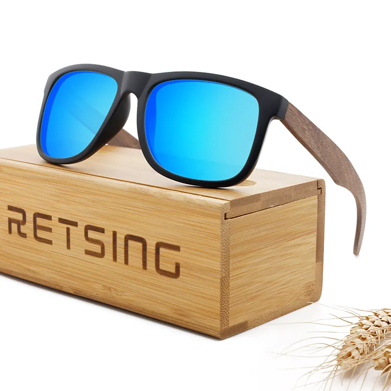 100% природа ручной работы gafas de sol de marco de madera de для Деревянный бамбуковые солнечные очки из Китая