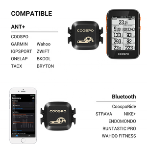 CooSpo BK467 Cycling Smart Sport <strong>Sensor</strong> Blu Wireless <strong>Sensor</strong> Speed <strong>Cadence</strong> <strong>Sensor</strong> - Product Image 3