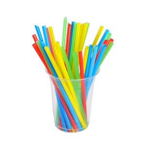 Atops批发定制彩色可生物降解一次性聚丙烯吸管 - Product Image 1