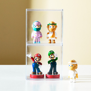 Bán Buôn Chất Lượng Cao Rõ Ràng Vuông Nhựa PS Có Thể Gập Lại Hiển Thị Trường Hợp Stackable Funko <span class=keywords><strong>Pop</strong></span> Bảo Vệ Hình Búp Bê Lưu Trữ Hộp - Product Image 4