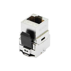 Mini tip kısa vücut Cat6A Keystone Jack RJ45 çoğaltıcı modüler Jack Cat6 Jack RJ45 modülü - Product Image 3