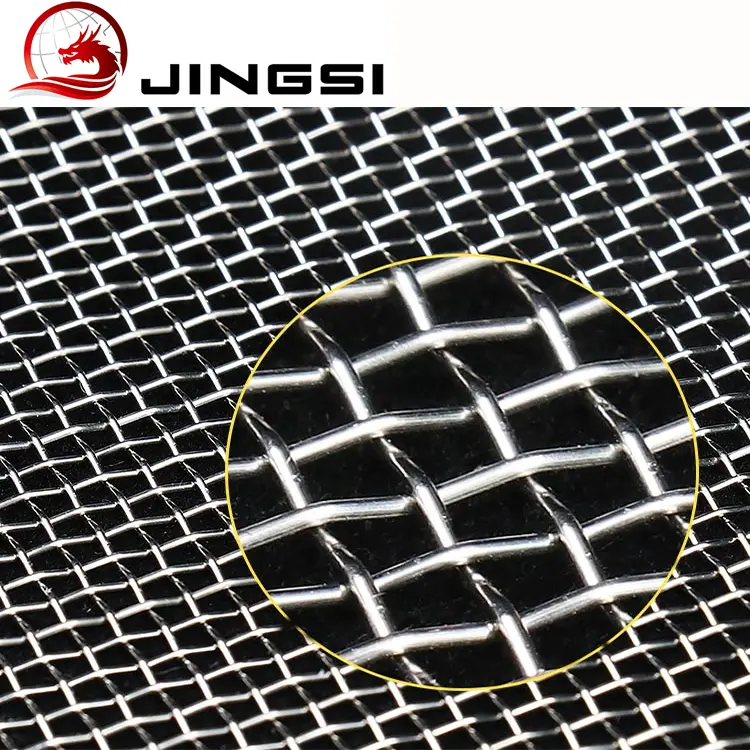 Fine 304 frisado wire mesh net ss wire mesh 304 aço inoxidável corda de fio malha net alumínio segurança laboratório peneira