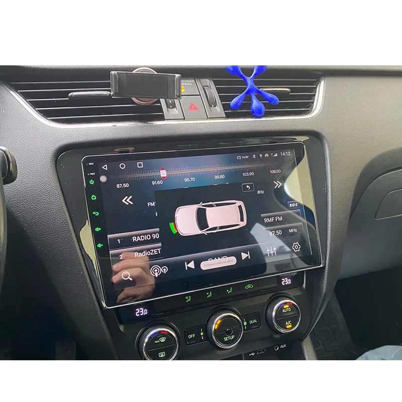 Groothandelsprijs Android Auto Radio Voor En Achter Camera Gps Navigatie Multimedia Stereo Speler Voor Skoda Octavia 2015