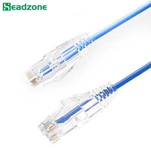 Tecnología profesional aislada UTP Cable redondo Delgado Cat6a LAN Internet PC Router Ethernet para aplicaciones de telecomunicaciones - Product Image 4