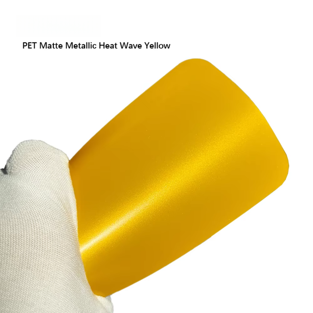 PET Mate Metálico Amarillo Ola de Calor