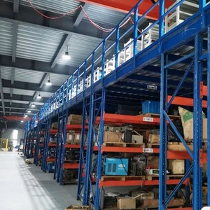Mezzanine <strong>Platform</strong> Steel Shelving Rack Mezzanine Racking System with Grading <strong>Unloading</strong> Mezzanine Racking System - Product Image 6