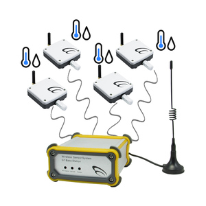 4 juegos de temperatura, humedad, receptor de Sensor inalámbrico, registrador de datos de temperatura multiusos, sensores IoT agrícolas - Product Image 1
