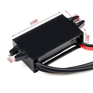 Convertidor de voltaje Buck de CC, salida de potencia Dual de 12V a 5V, 3A/15W, fuente de alimentación USB + conector de Cable Micro USB - Product Image 3