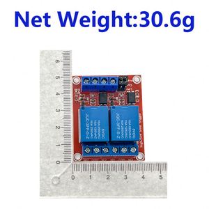 2-Kanal-Relaismodul mit Optokoppler-Isolation unterstützung Hoher und niedriger Trigger sensor - Product Image 6