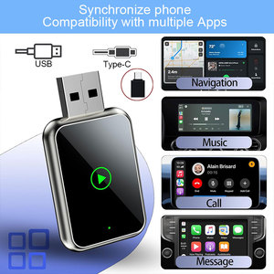 Wooboobox nhà máy trực tiếp bán Mini <span class=keywords><strong>USB</strong></span> <span class=keywords><strong>dongle</strong></span> 2 trong 1 không dây Carplay <span class=keywords><strong>Android</strong></span> Auto adapter phù hợp cho 98% xe ban đầu - Product Image 4
