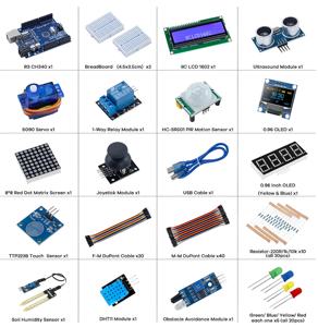 Arduino R3 geliştirilmiş geliştirme kurulu LCD1602 + OLED0.96 acemi giriş seviyesi öğrenme kiti